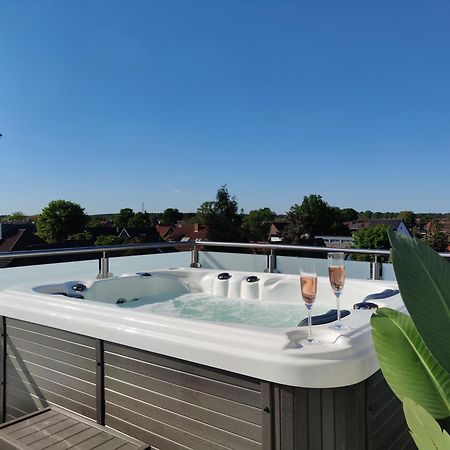 Penthouse Mit Whirlpool Im Herzen Von Niedersachsen Burgwedel  Exteriér fotografie