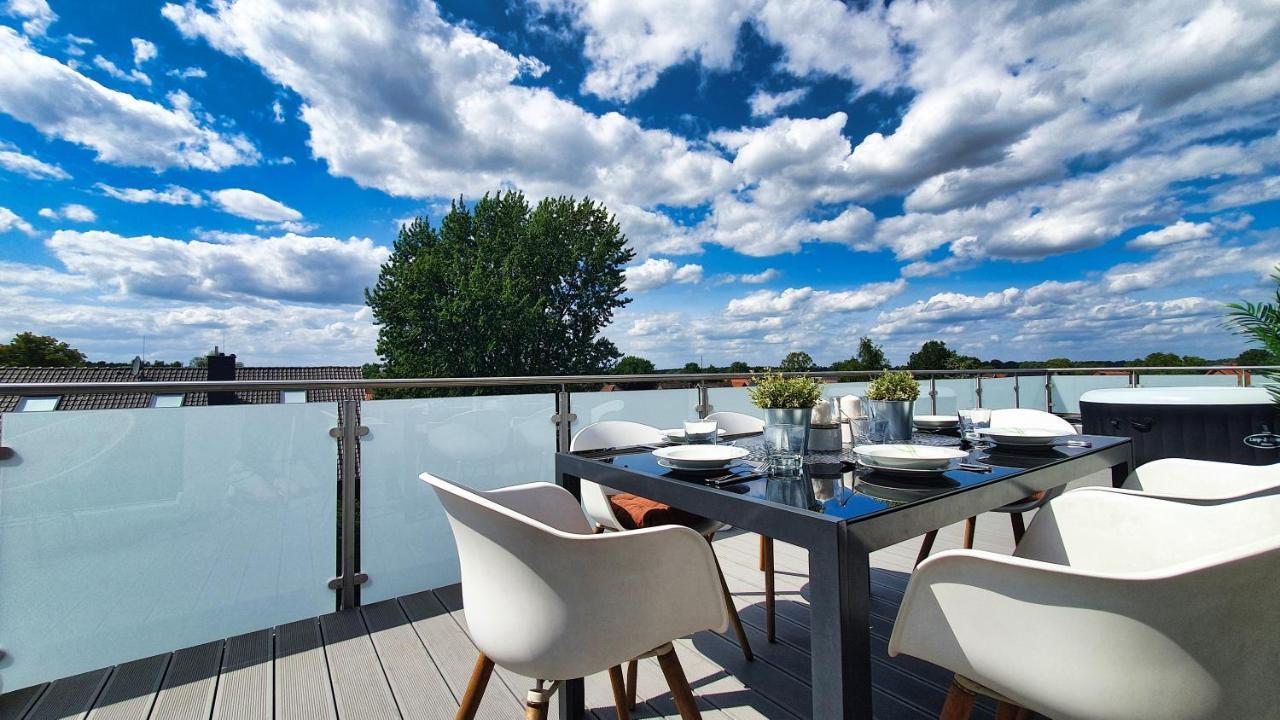 Penthouse Mit Whirlpool Im Herzen Von Niedersachsen Burgwedel  Exteriér fotografie