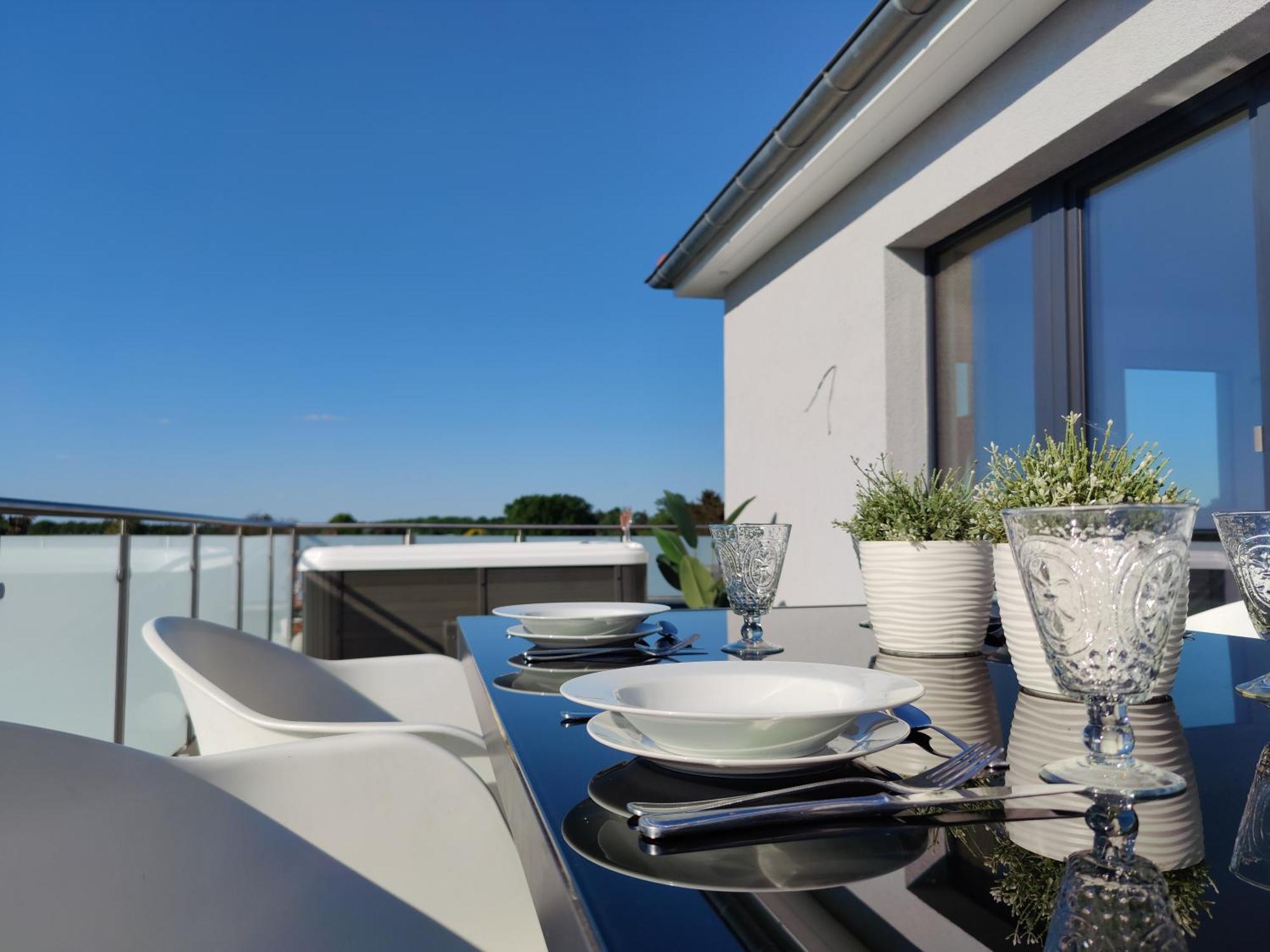 Penthouse Mit Whirlpool Im Herzen Von Niedersachsen Burgwedel  Exteriér fotografie